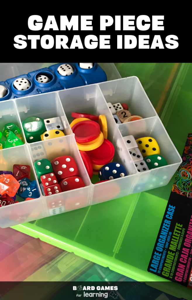 Lost dice & game parts? Here is the best board game piece storage
